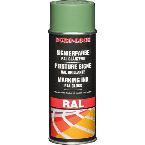 Spray couleur RAL 6011 vert réséda brillant, 400 ml (1/5)