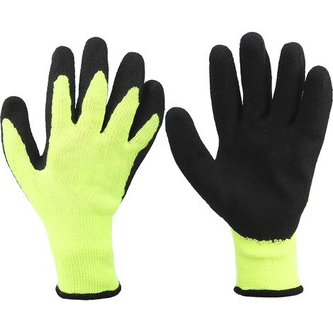 Gants de travail anti-dérapants pour températures jusqu'à -20°C, protection des mains en hiver, résistants au froid pour chambre froide (Taille 9) (1/5)