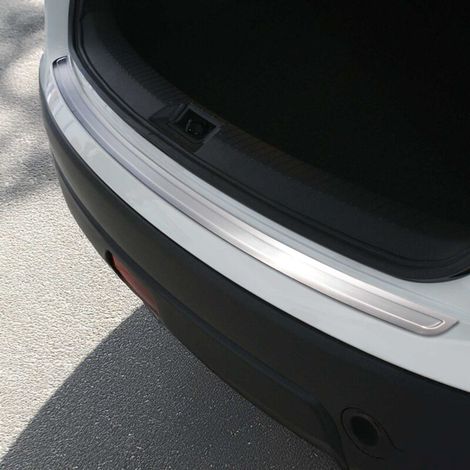 Protection seuil Coffre Pare-Chocs Compatible avec Nissan Qashqai 2006-2014 en Acier Brossé (1/5)