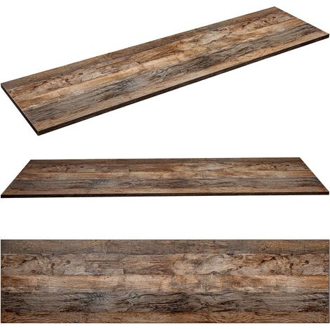 Waschtischplatte 160cm PUEBLA-56 in Vintage Oak Nb. B/H/T ca. 160,4/2,5/46 cm (1/4)