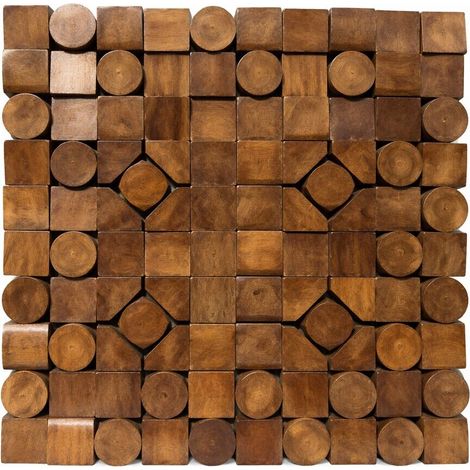 Decoracion Pared Mango 90X4,5X90 Natural (1/2)