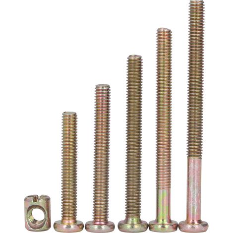 100 pièces écrous à marteau acier inoxydable haute dureté fixation meuble vis avec clé pour mobilier (1/5)