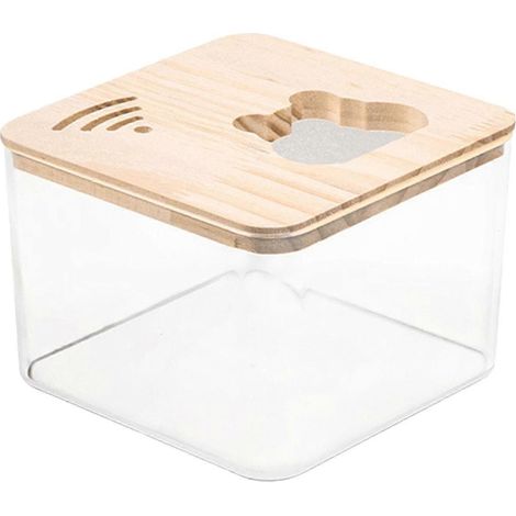 Sandbadewanne für Hamster, Sandbadewanne für Duschraum, abnehmbarer Sandbehälter, Badewanne für Igel, Eichhörnchen und Rennmäuse-square (1/5)