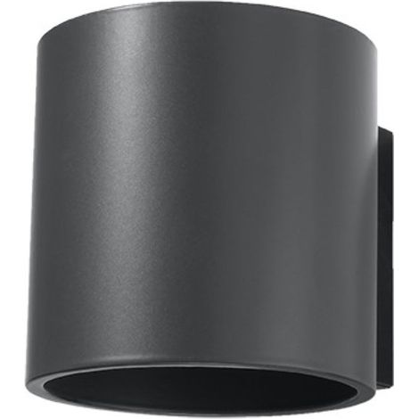 Lámparas de pared Orbis antracita aluminio 1xG9 10cm Sollux
