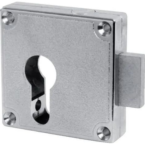 Devismes 11417 serratura per mobile argento 60x60 mm