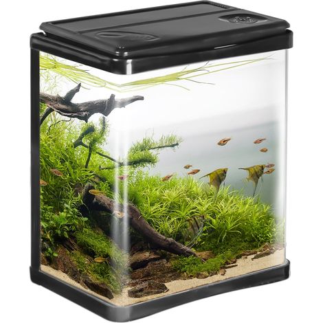 Aquarium Kruger Meier Arona 3 l - ensemble aquarium noir (1/5)