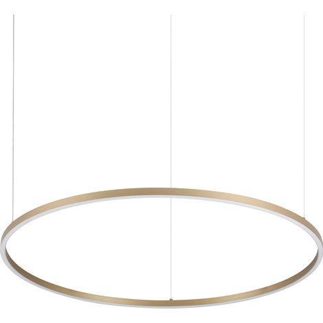 Ideal Lux Sospensione Oracle 1 luce LED integrato ottone alluminio (1/3)