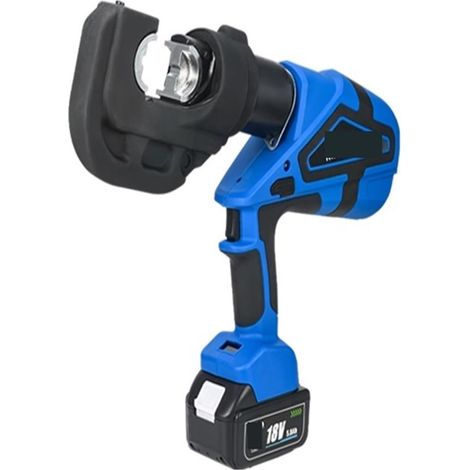 Pince à sertir hydraulique électrique, Pince à sertir Continue Rechargeable 18V, Pince hydraulique à Affichage numérique en Temps réel for câble(MKZ400)