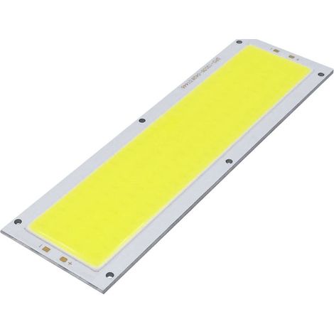 Bandes Led Cob - 10 W - 1000 Lm - Tension Dc 12 V À 24 V - Blanc Chaud / Blanc Naturel / Blanc Froid / Bleu - 12 Cm X 3,6 Cm - 1 Pièce (1/3)