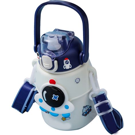 Gourde isotherme Big Belly 316 inox motif astronaute portable gobelet sous vide 850ml grande capacité (1/5)