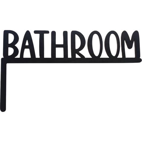 Panneau Porte Toilette - Décoration Salle De Bain En Bois - Panneau Angulaire Droit - 1 Pièce (1/5)
