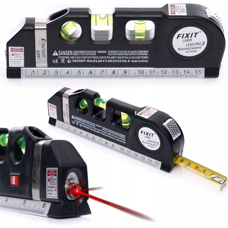 Niveau laser Vibella avec mesure 250 cm 2,5 m Kraft&Dele (1/5)