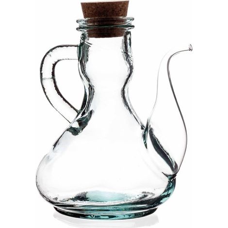 OLIERA DI VETRO RUSTICO TAPPO SUGHERO