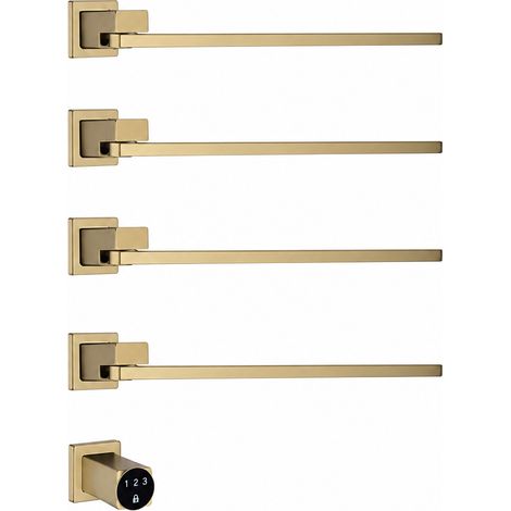Sèche-Serviettes 15 doré pivotant encastré, barres personnalisables, brut 4,33KG, produit 65518CM, emballage 77.532.78CM 77,5 × 32,5 × 8 cm 4,33 kg – Livraison gratuite