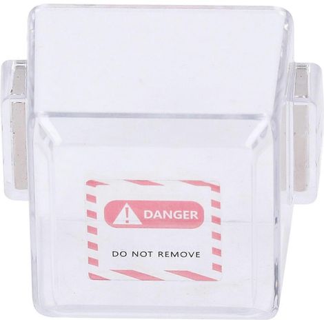 Magnetische Not-Aus-Tastenabdeckung, transparente PC-Not-Aus-Schalter-Schutzabdeckung für industrielle Anwendungen