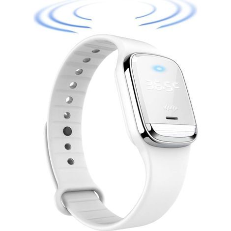 Mosquito Repellent Bracelets, Body Temperature Display and USB Rechargeable Mosquito Repellent, Waterproof, Ultrasonic Watch for Adults and Children, Indoor and Outdoor Use (1/5)