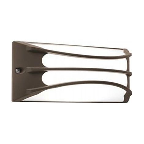 Applique Per Esterni Ed Interni In Alluminio Marrone Led 10W 700 Lm 3000K Bra (1/4)