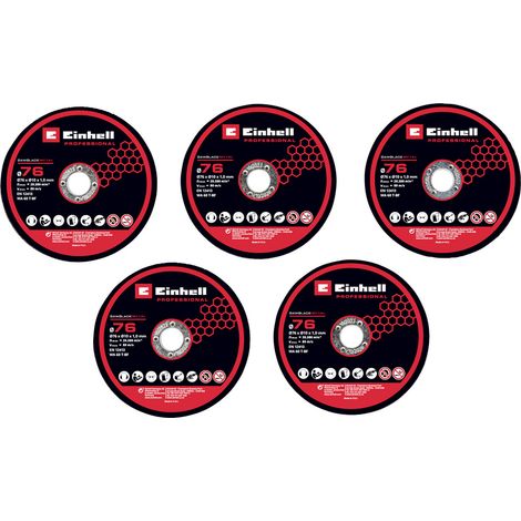Einhell 4440471 Trennscheibe 76 mm 1 Set (1/2)
