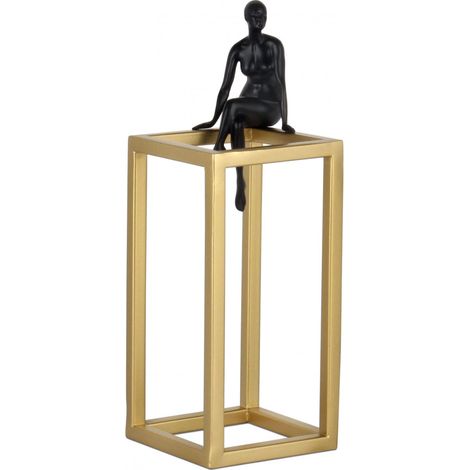 Figura Soñadora Color Dorado 28 x 11 cm - SpazioLuzio