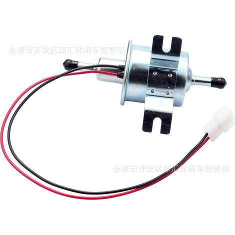 HEP-02A elektronische Kraftstoffpumpe, 24V DC Benzinpumpe, Ölpumpe, externe Dieselpumpe, silber. (1/5)