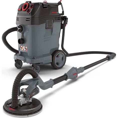 MENZER Trockenbau Schleifsystem Dustfree mit LHS 225 PRO VARIO + VCM 550 PRO