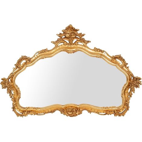 Biscottini Miroir Mural Salle de Bain et Salon 110,5x3,5x72,5 cm - Miroir de Chambre à Coucher - Miroir d'entrée et Miroir de Salle de Bain - Grand Miroir Mural - Miroir de Chambre (1/3)
