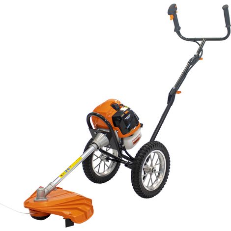 Débroussailleuse thermique 51,7cc D52R – Guidon réglable et pliable – Double filtre à air – Idéale pour terrains accidentés – Anova