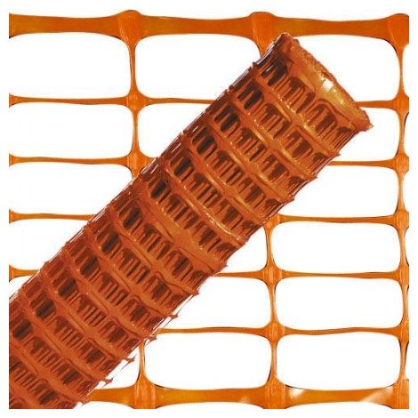 Oranger Leuchtfeuerstoff 1,0 Meter. Rollen Sie 50 Meter