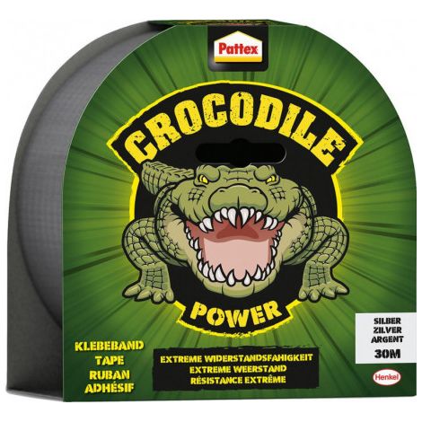 Henkel Crocodile Power PCPT6 Ruban adhésif argent (L x l) 30 m x 48 mm 1 pc(s) (1/2)