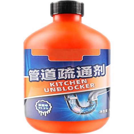 Agent De Dégorgement De Canalisation - Formule Moussante Au Citron - Pour Évier Cuisine Salle De Bain Toilette - 500 Ml (1/5)