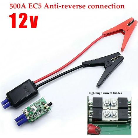 Cavo di avviamento intelligente per auto, avviatore di emergenza con morsetto a coccodrillo, 12V 500A, pratico accessorio per auto.