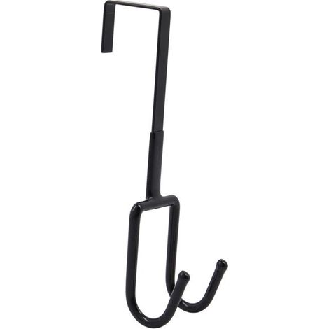 Crochet pour porte en métal noir - House Doctor (1/4)