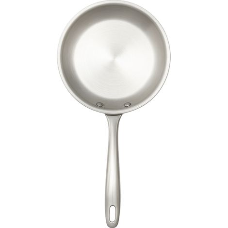 VENTEO Poele Inox 24cm Plaque induction 2 feux Poele Induction Durable et Résistant