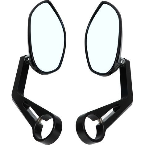 rétroviseurs universels de 22 mm (0,87 po) pour guidon de moto, compatibles avec les modèles SUZUKI GSX250R, GSXR600 et GSXR750 (noir). (1/5)