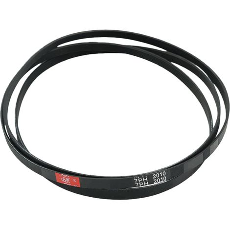 Courroie de sèche-linge 7PH2010, compatible avec Whirlpool, Bauknecht et Hotpoint, courroie de sèche-linge en caoutchouc fermé pour usage domestique, courroie trapézoïdale (1/5)