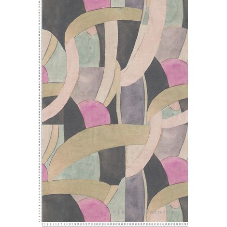 Papier peint Géométrique Rose Anna D'Andrea A.S. Création (1/5)