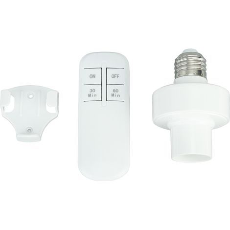Douille d'ampoule télécommandée sans fil avec culot E27 220V (1/5)