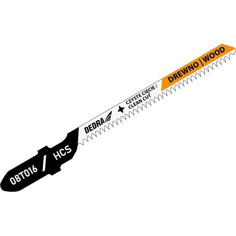 Lame per seghetto Dedra 08t016 75 mm 18 denti TPI