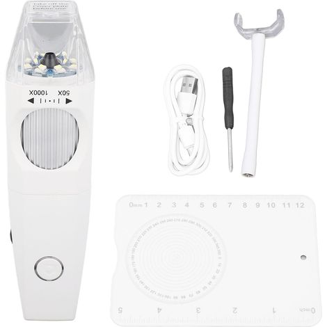 WiFi Microscope Wireless Digital Electron Portable 1000X Coin Magnifier for Repair Skin Inspection (1/5)