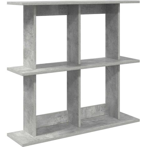 Estante de pared Montada en la pared Gris Hormigón vidaXL (1/5)