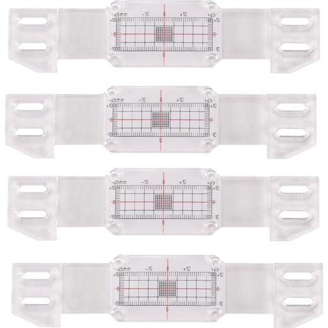 Enregistrement De Surveill ance des Fissures, Moniteur De Jauge De Fissure, Moniteur De Fissure Standard en Acrylique Transparent Très Transparent pour La Déformation des Murs du Moniteur (1/5)