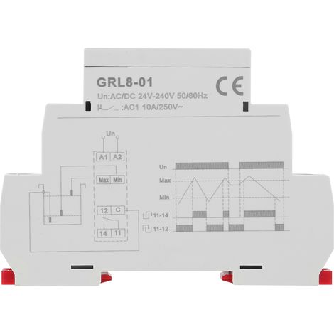 Contrôleur de Niveau d'Eau Relais 10A AC/DC 24V-240V pour Réservoir