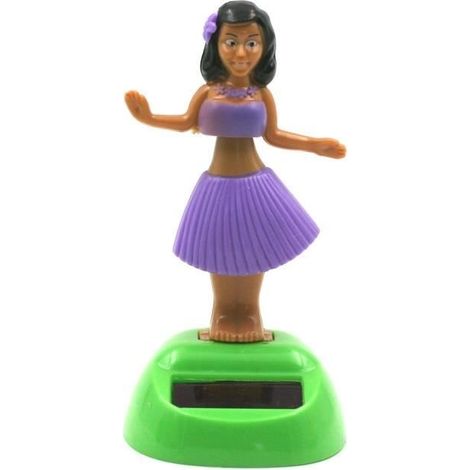 Danseuse Hawaïenne modèle Violet - Figurine Mobile Solaire