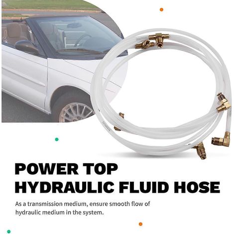 Tuyau hydraulique pour capote électrique de voiture décapotable -- (1/5)
