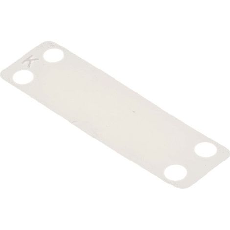 Marqueurs de câbles RS PRO Serre-fils, texte : Blank, Naturel ( Prix pour Sachet de 250 )