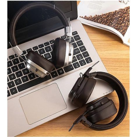 Retro-Headset, Bluetooth-Headset, kabellos für Studenten, Retro 2 Silber (1/5)