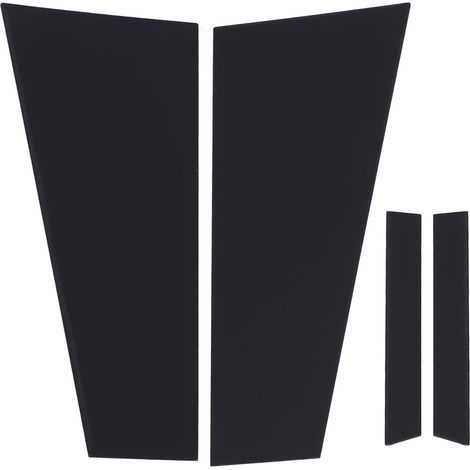4-teilige Tür-/Fenstersäulenverkleidung aus hochfestem Polycarbonat in glänzendem Schwarz für Mercedes-Benz CLS W219 (2006-2011) (1/5)