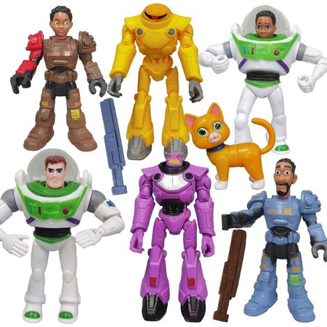 Set mit 7 Zeichentrickfilmfiguren, 12,5–15,3 cm, Sammlerstücke, Dekoration für Büro und Zuhause, Geburtstagsgeschenk (1/5)