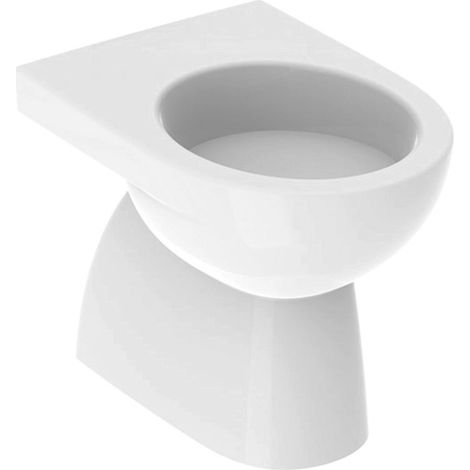 Vaso wc appoggio a pavimento selnova pro scarico a terra bianco lucido (1/2)