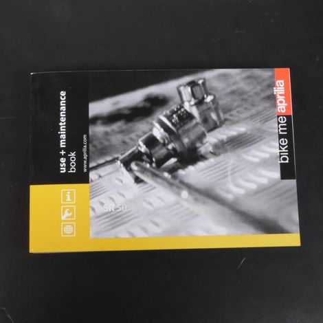 [PRODUIT D'OCCASION] Manuel du propriétaire utilisateur origine pour scooter Aprilia (1/3)